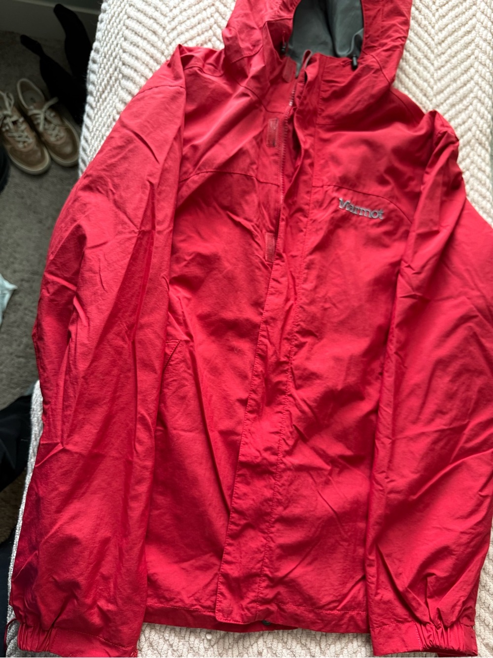 Marmot Red Raincoat